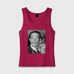 Женская майка Salvador Dali & nice cat