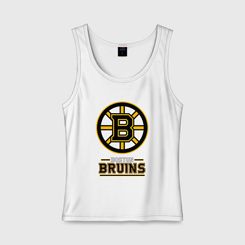 Женская майка Boston Bruins , Бостон Брюинз / Белый – фото 1