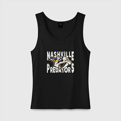 Женская майка Nashville Predators, Нэшвилл Предаторз / Черный – фото 1