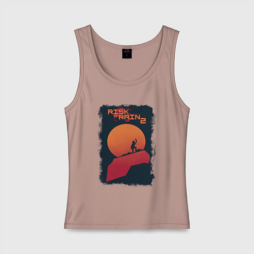 Женская майка Risk of Rain 2 art / Пыльно-розовый – фото 1