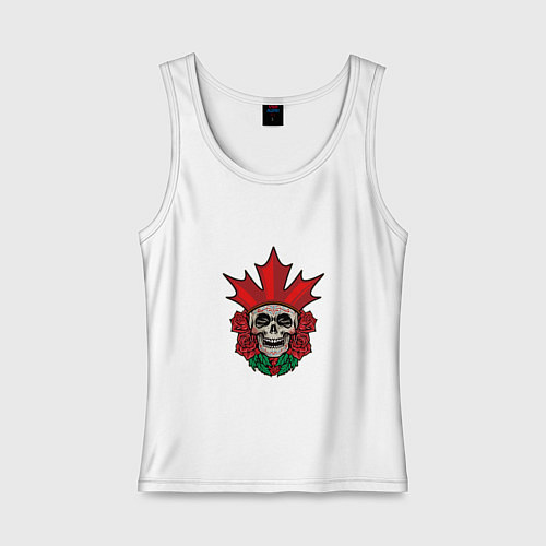 Женская майка Canada Skull / Белый – фото 1