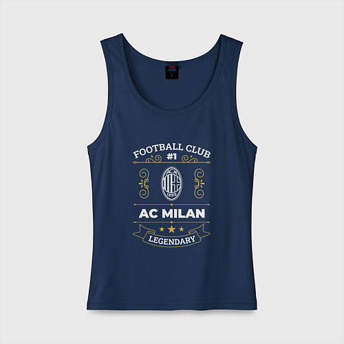 Женская майка AC Milan - FC 1 / Тёмно-синий – фото 1