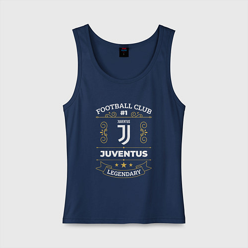 Женская майка Juventus FC 1 / Тёмно-синий – фото 1