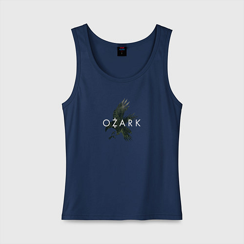 Женская майка Logo Ozark / Тёмно-синий – фото 1