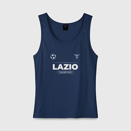 Женская майка Lazio Форма Чемпионов / Тёмно-синий – фото 1