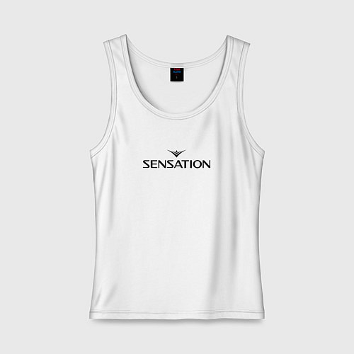 Женская майка Sensation фестиваль / Белый – фото 1
