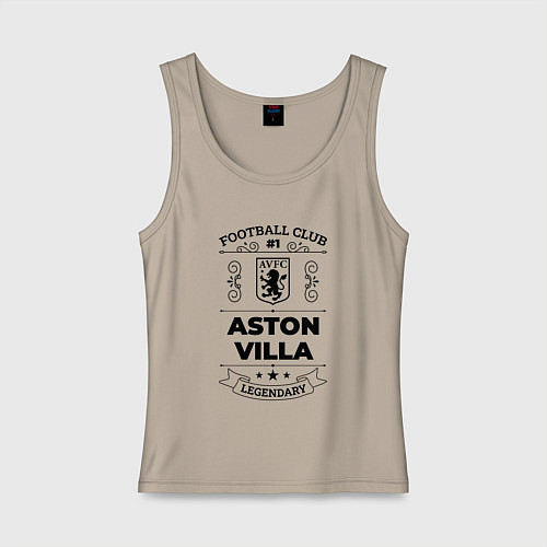 Женская майка Aston Villa: Football Club Number 1 Legendary / Миндальный – фото 1