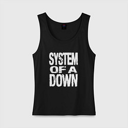 Женская майка System of a Down логотип