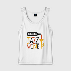 Женская майка Jazz & Wine