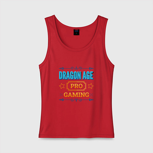 Женская майка Игра Dragon Age PRO Gaming / Красный – фото 1