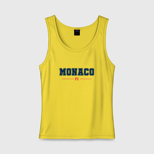 Женская майка Monaco FC Classic / Желтый – фото 1