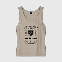 Женская майка West Ham: Football Club Number 1 Legendary