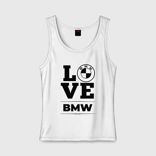 Женская майка BMW love classic / Белый – фото 1