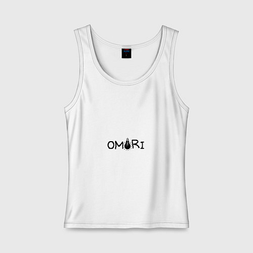Женская майка Омори логотип / Белый – фото 1