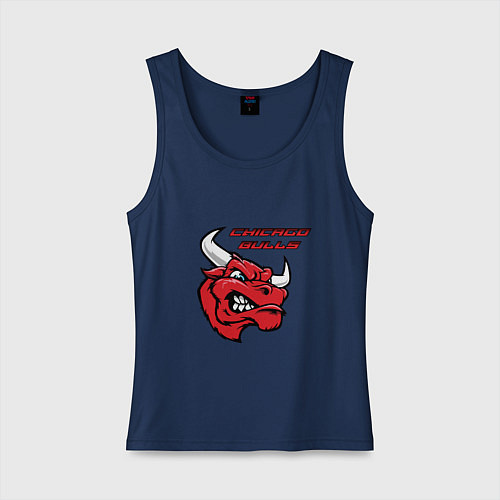 Женская майка Чикаго Буллз - баскетбол НБА / Тёмно-синий – фото 1