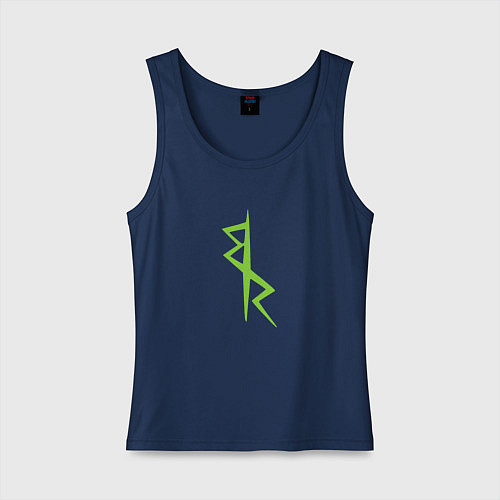 Женская майка Cyberpunk - Команда Дэвида / Тёмно-синий – фото 1