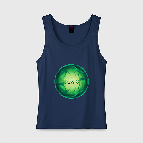Женская майка Токсичное облако Вайпер / Тёмно-синий – фото 1