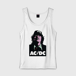 Женская майка Angus young - ACDC