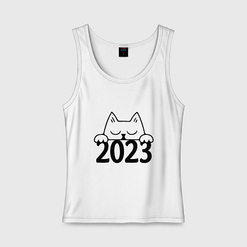 Женская майка Cat 2023 / Белый – фото 1