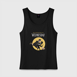 Женская майка Приключения Уэнсдэй