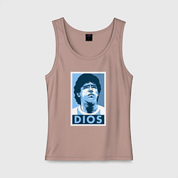 Женская майка Dios Maradona