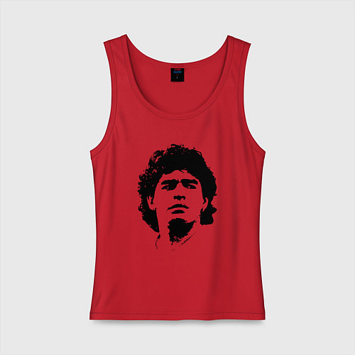 Женская майка Face Maradona / Красный – фото 1