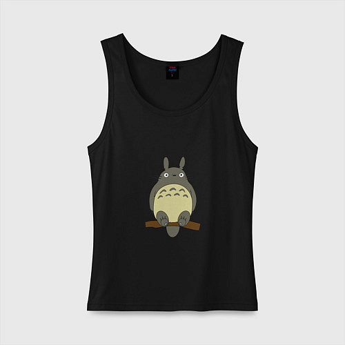 Женская майка Мой милый Тоторо / Черный – фото 1