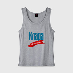 Майка женская хлопок Клара - limited edition, цвет: меланж