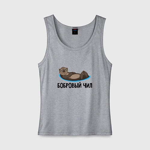 Женская майка Бобровый чил / Меланж – фото 1