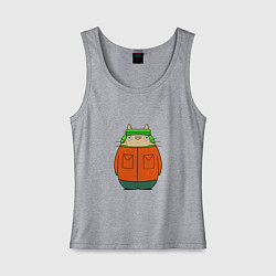 Майка женская хлопок Totoro Kyle, цвет: меланж