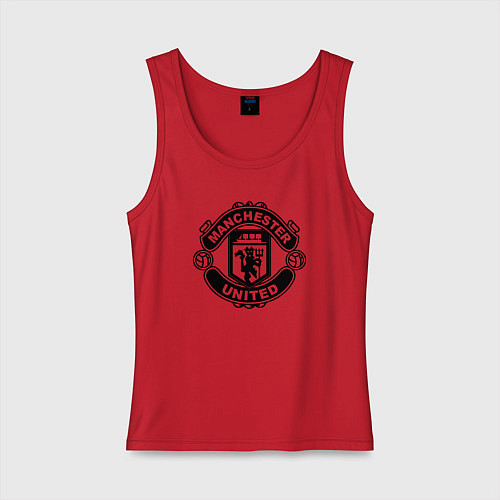 Женская майка Manchester United black / Красный – фото 1