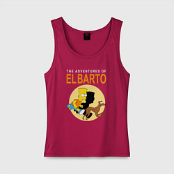 Женская майка Adventures of El Barto