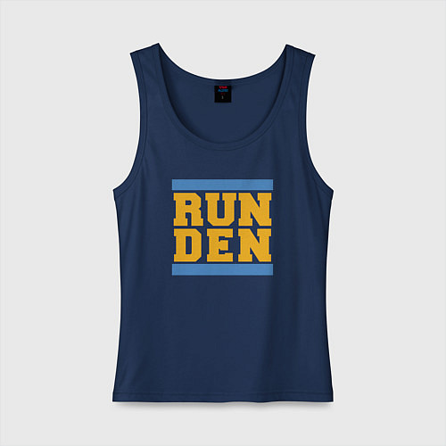 Женская майка Run Denver Nuggets / Тёмно-синий – фото 1