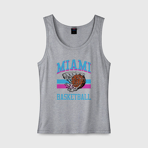 Женская майка Basket Miami / Меланж – фото 1