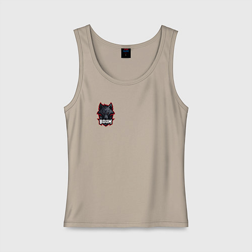 Женская майка Boom esports new / Миндальный – фото 1