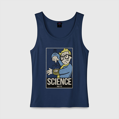 Женская майка Vault science / Тёмно-синий – фото 1