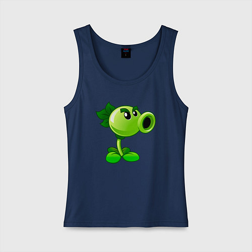 Женская майка Повторитель горохострел / Тёмно-синий – фото 1