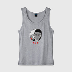 Женская майка Атака титанов Эрен