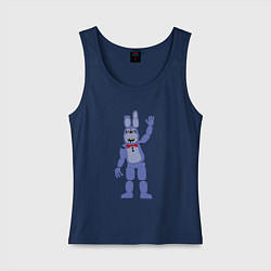 Майка женская хлопок Бонни приветствует, цвет: тёмно-синий