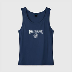 Майка женская хлопок Cradle of Filth: emblem, цвет: тёмно-синий