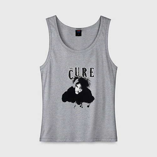 Женская майка The Cure - Robert Smith / Меланж – фото 1