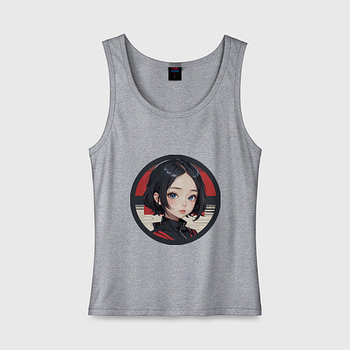 Женская майка Учиха Инуки / Меланж – фото 1