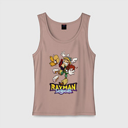 Женская майка Рэймэн и Барбара - обнимашки