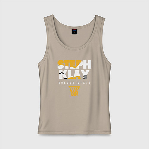 Женская майка Steph and Klay / Миндальный – фото 1