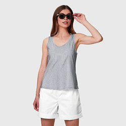 Майка женская хлопок Depeche Mode - Memento Mori album, цвет: меланж — фото 2