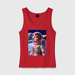 Женская майка Барби - крутой космонавт