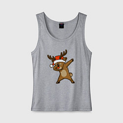 Женская майка Dabbing deer