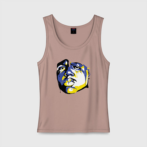 Женская майка Rapper Notorious BIG / Пыльно-розовый – фото 1