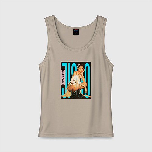 Женская майка Jisoo fun / Миндальный – фото 1