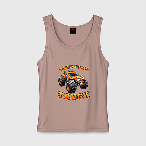 Женская майка Крутой внедорожник / Пыльно-розовый – фото 1